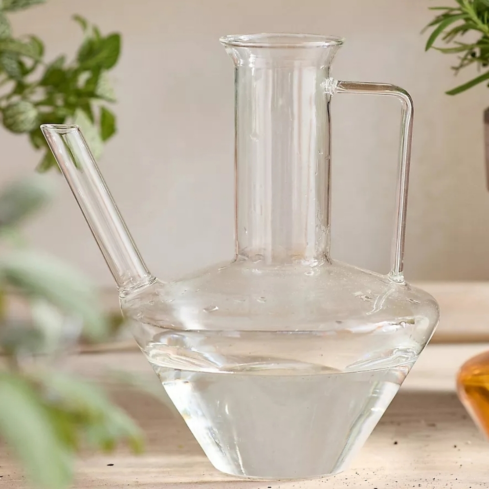 Terrain, Colorful Glass Watering Can NWOT